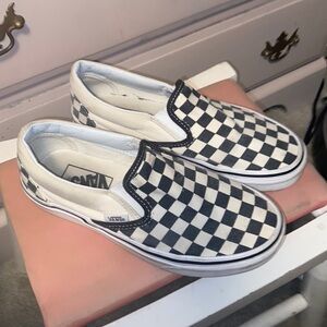 Black & White Checkered Vans